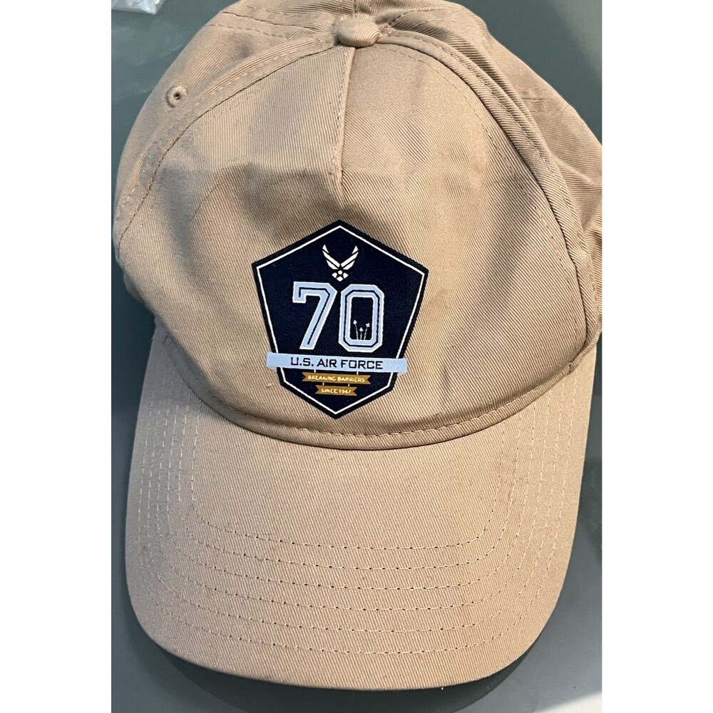 Otto 70 US Air Force Baseball Cap Beige New